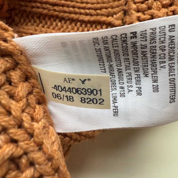 American Eagle Knit Sweater Light Brown Size M - Picture 6 of 14